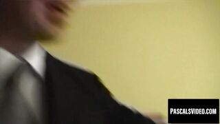 British bombshell with ample breasts enjoys a stimulating spank session