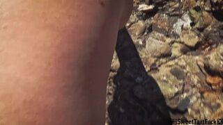 I secretly watched a nudist at the beach and then had sex with her