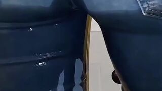 Hot Jeans In The Family Kitchen