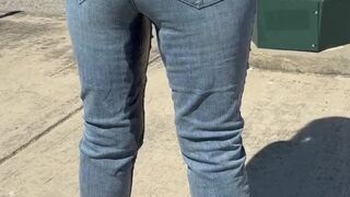 Publicly Soaking my Jeans, Walking Around Braless and Flashing