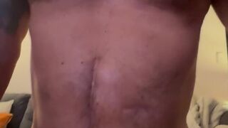 Watching football turns into naughty wife getting cum in pussy….