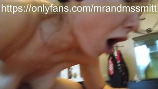 sex on the massage table and a powerful orgasm of a milf with a vibrator