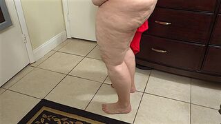 Black cock fucking, rubbing & jerking off on fat ass BBW SSBBW chubby mature milf granny phat pussy