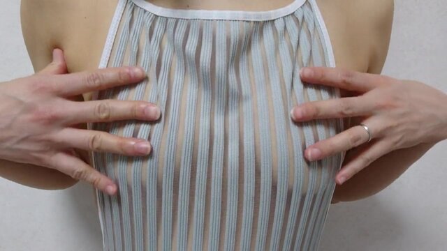 Japanese EXPERIENCED LADY gets her nipples played with