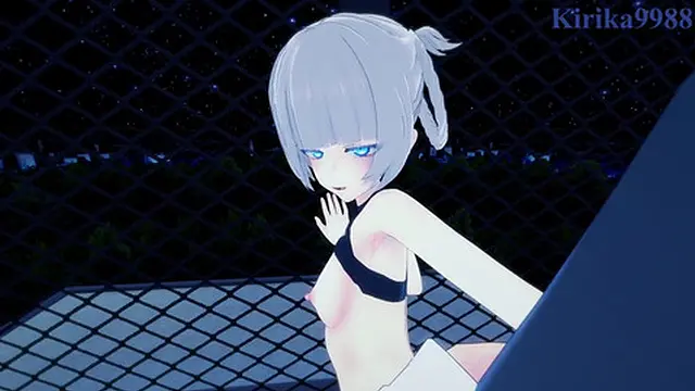 Nazuna Nanakusa and I have a naughty😈 night together on the rooftop